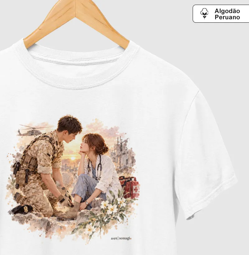 Camiseta Premium Dorama Entre Missões e Destinos | Romance Militar