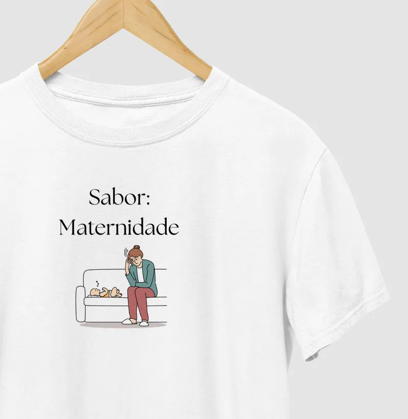 Camiseta sabor maternidade