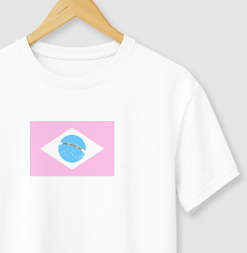 Comida, diversão e arte - rosa