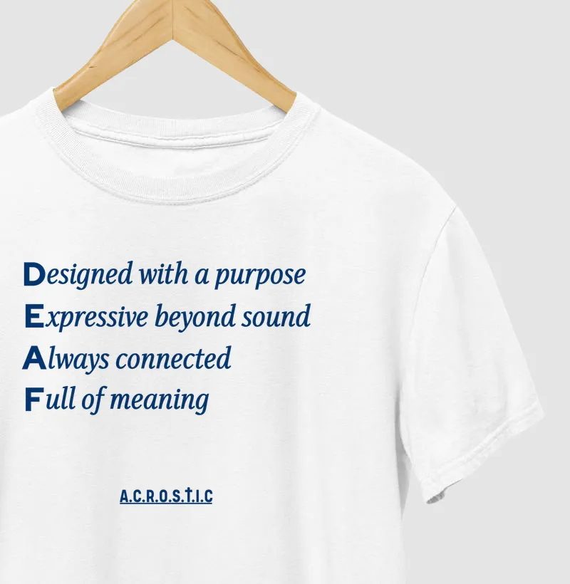 D.E.A.F | a.c.r.o.s.t.i.c