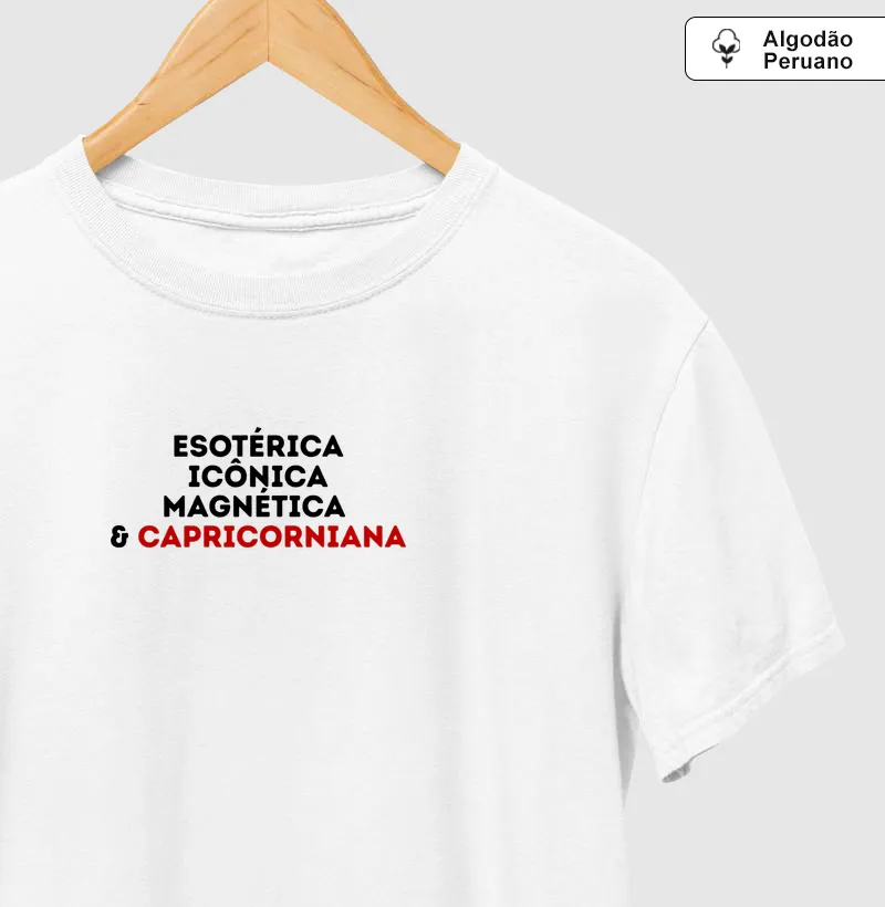 ESOTÉRICA, ICÔNICA, MAGNÉTICA E CAPRICORNIANA.