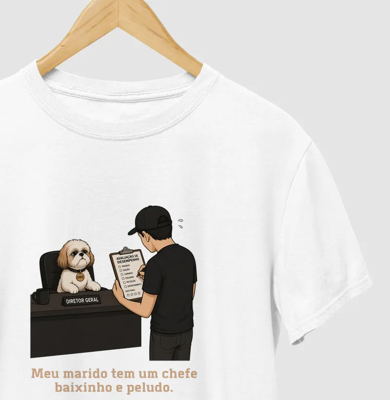 Meu marido tem um chefe baixinho e peludo