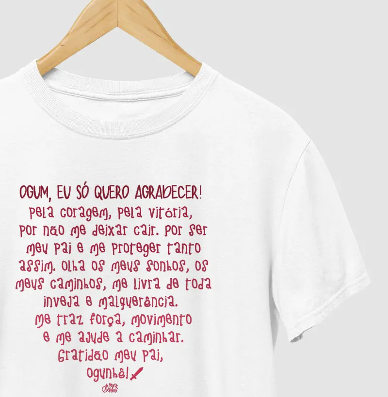 Carta à Ogum Red Maria Patuá