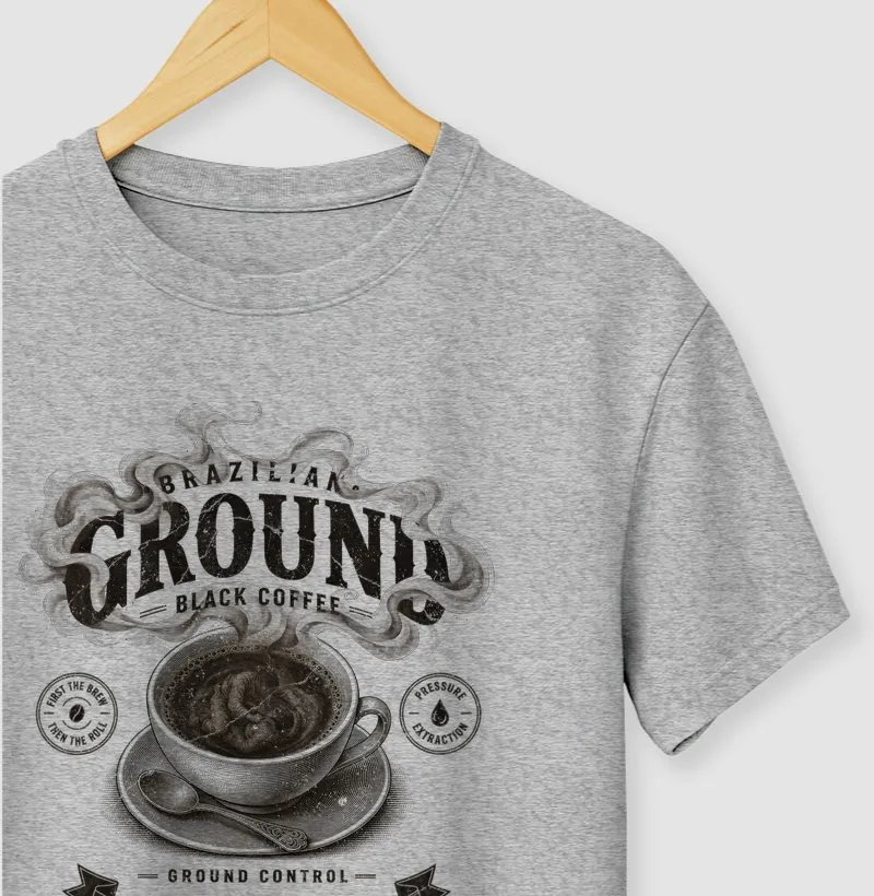 BRAZILIAN GROUND — BLACK COFFEE - Camiseta