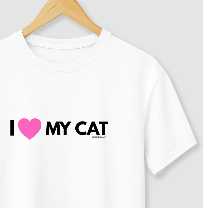 I LOVE MY CAT (pink)