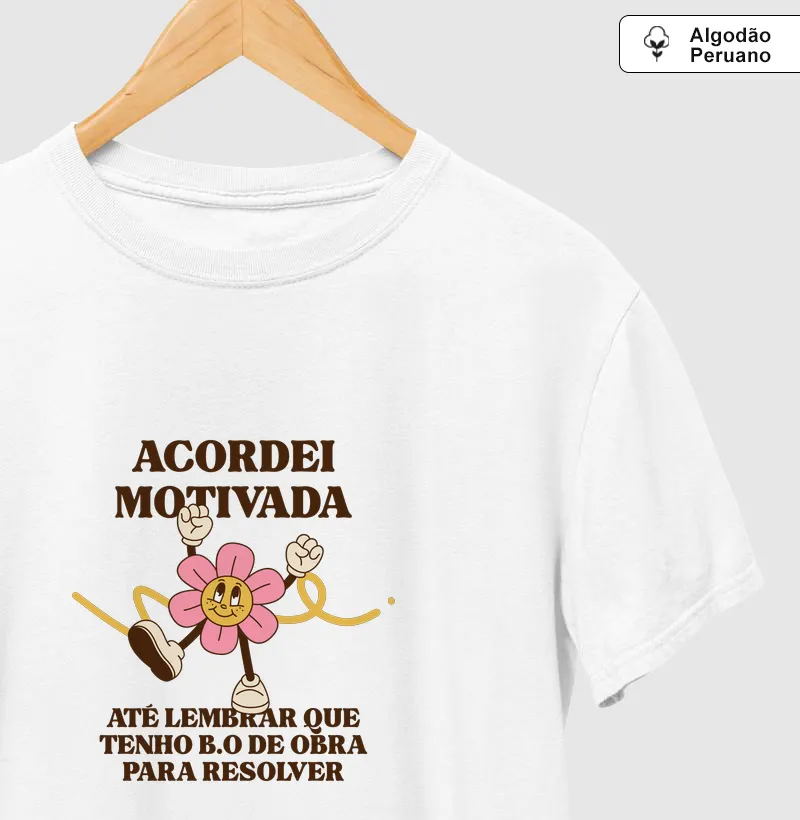 Acordei motivada! 
