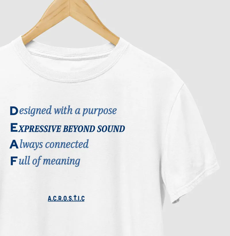 D.E.A.F | A.C.R.O.S.T.I.C