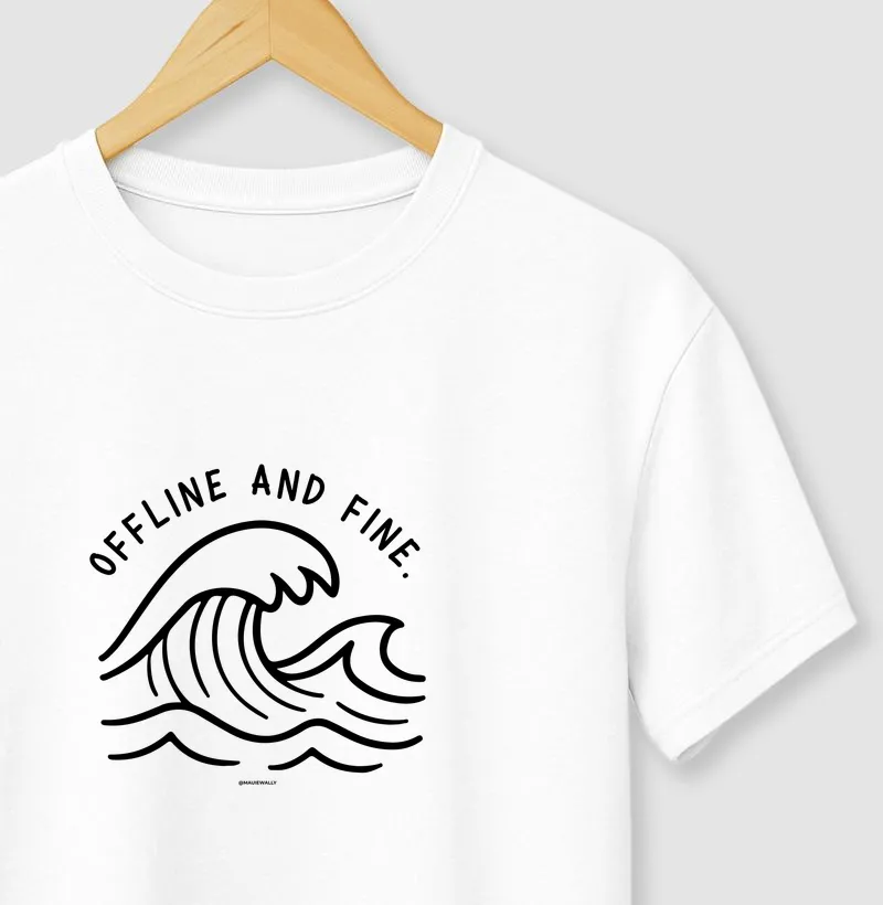 OFFLINE AND FINE (mar preto)