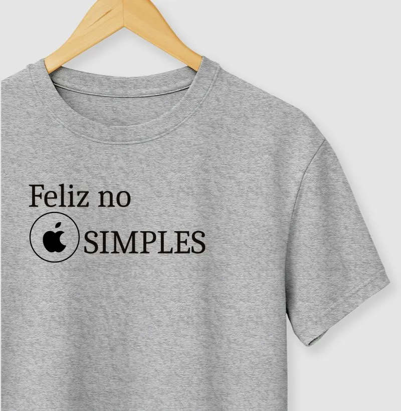Camiseta Feliz no Simples