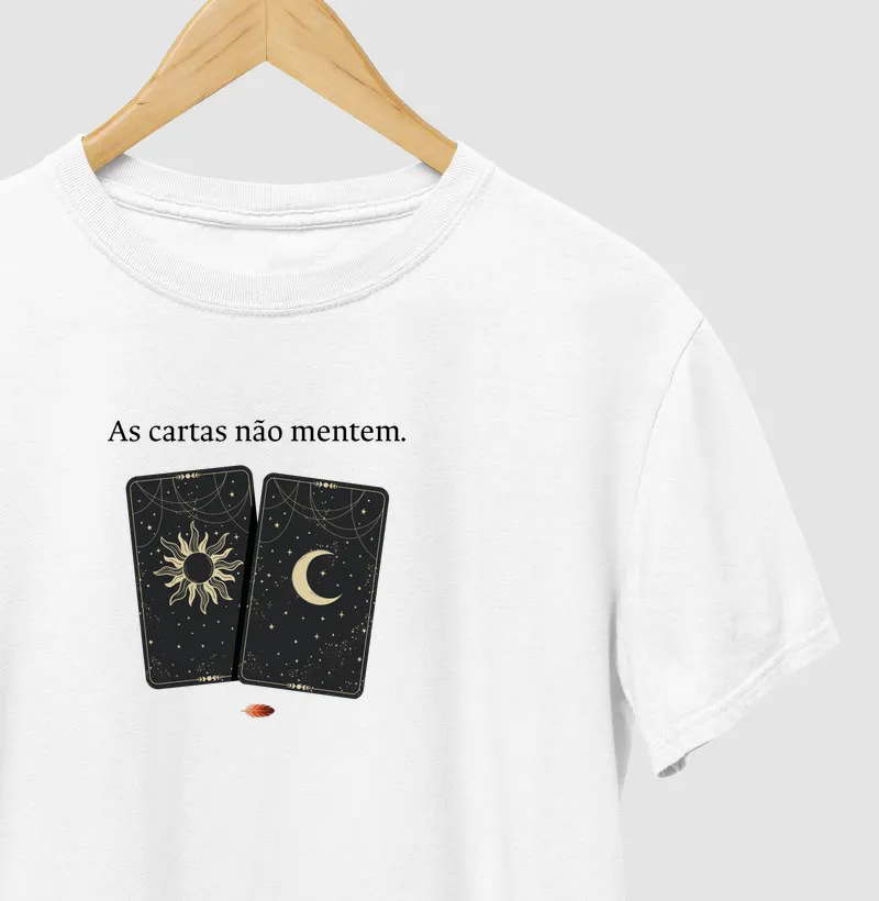 As cartas não mentem. - Camiseta