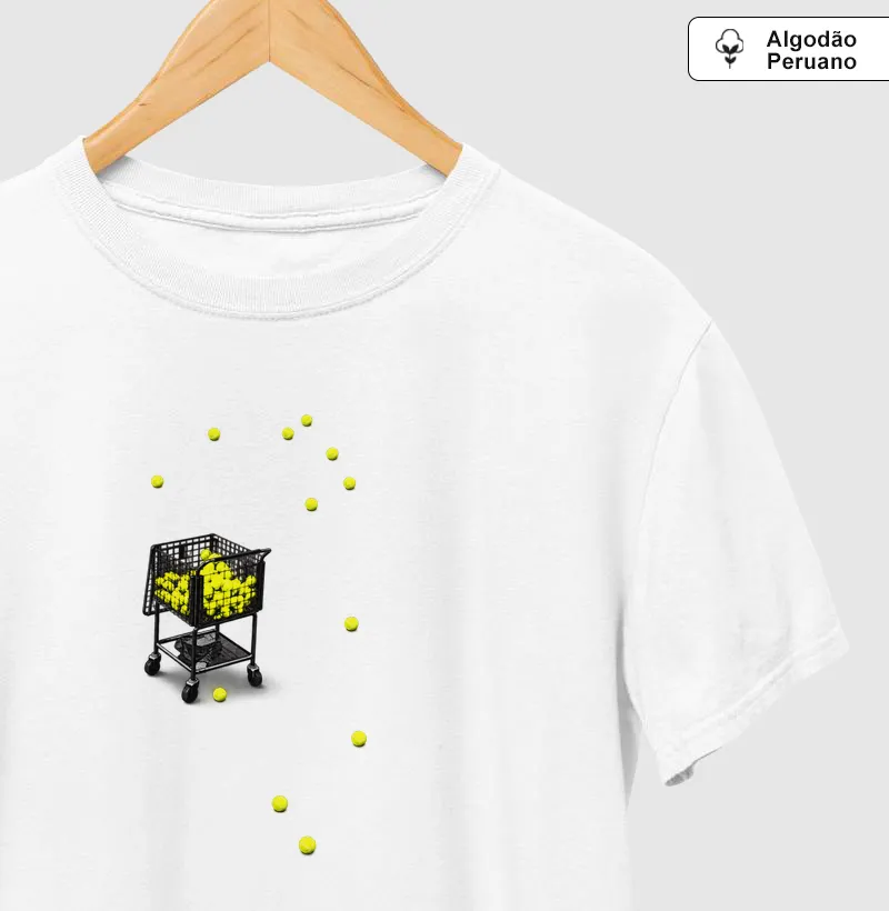 CARRINHO DE BOLA - Camiseta Algodão Peruano