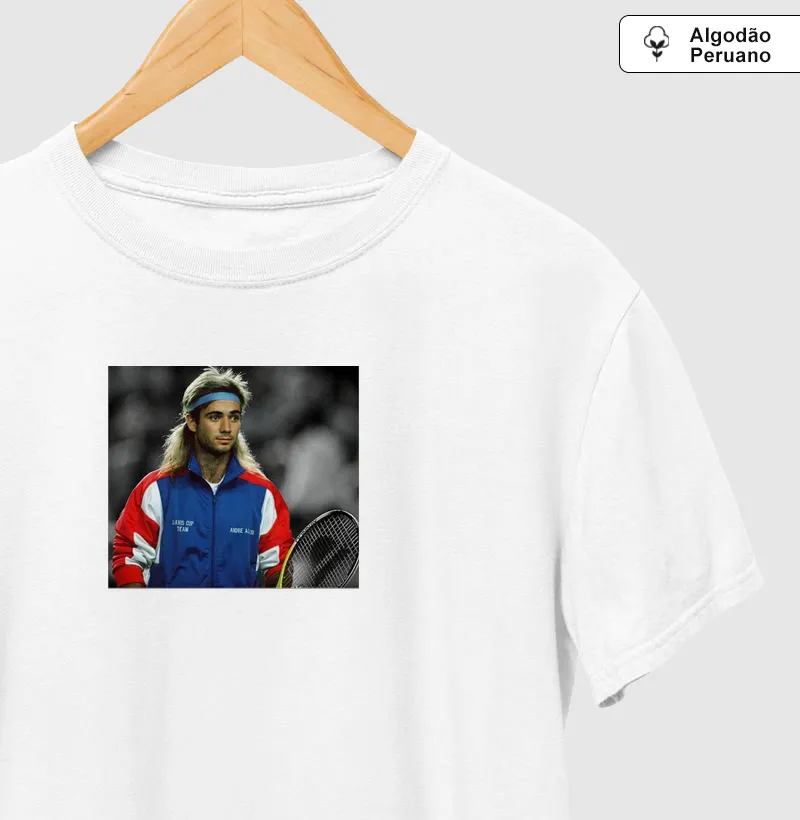 AGASSI - Camiseta Algodão Peruano