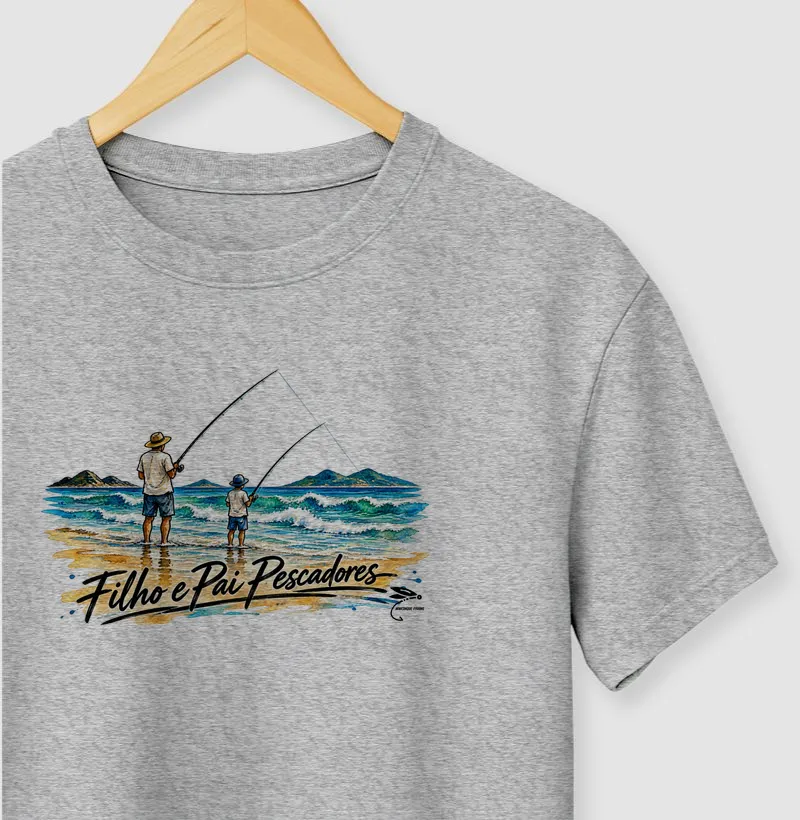 Filho e Pai Pescadores – O Mar Une Gerações - Camiseta