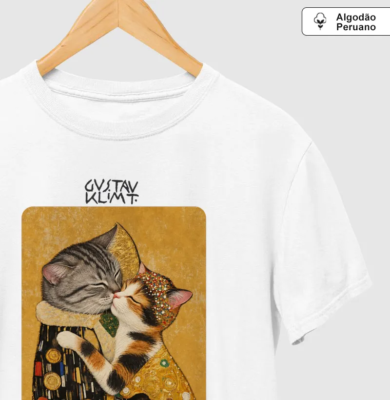 O Beijo felino V.2 - Gustav Klimt