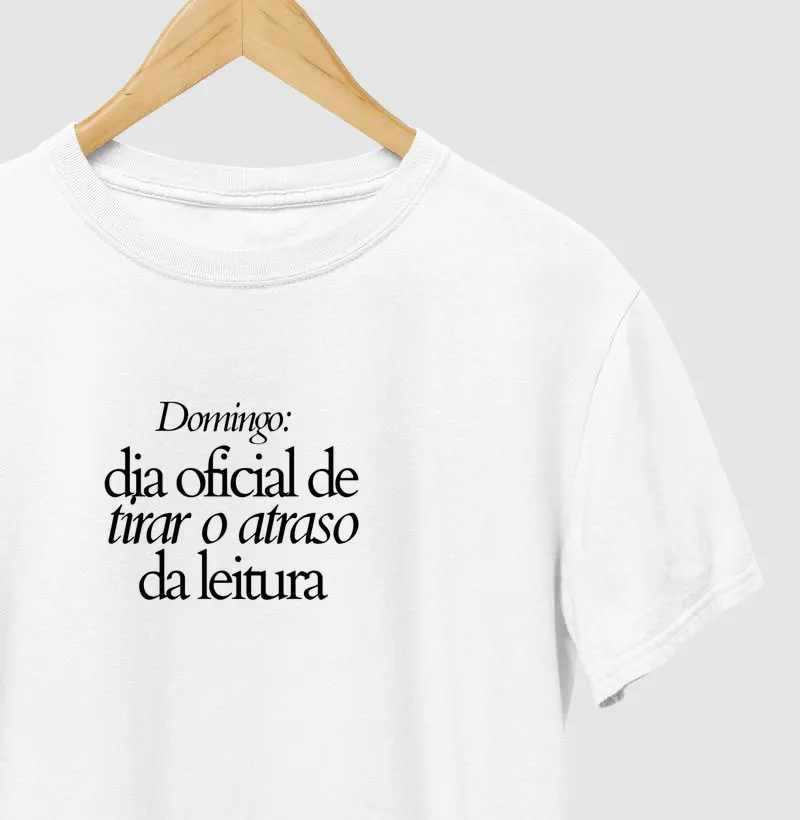 Domingo: dia oficial tirar o atraso da leitura