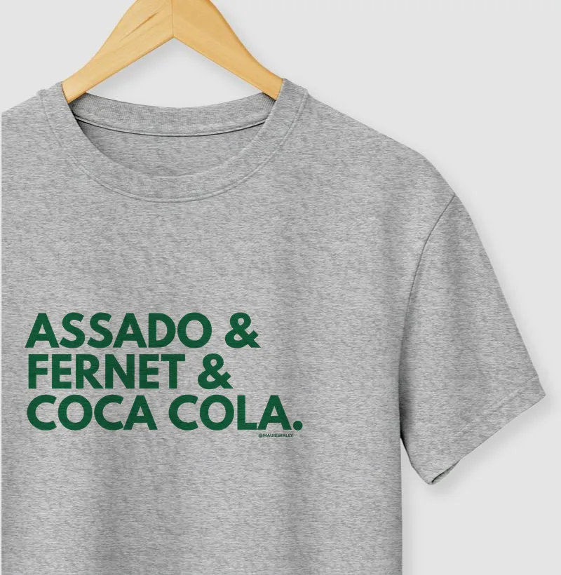 Assado Fernet e Coca verde