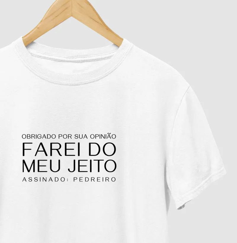 Farei do meu jeito