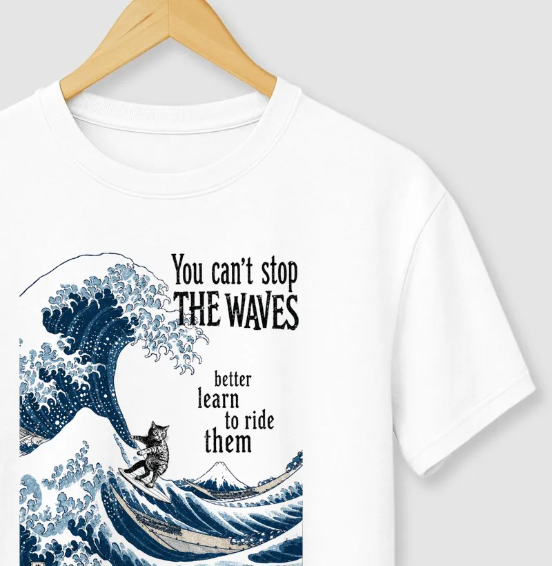 Ride the Waves - Katsushika Hokusai