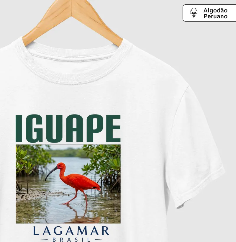 Guará Iguape - Camiseta Algodão Peruano