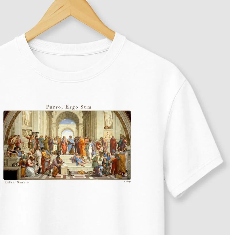 Feline School of Athens - Rafael Sanzio