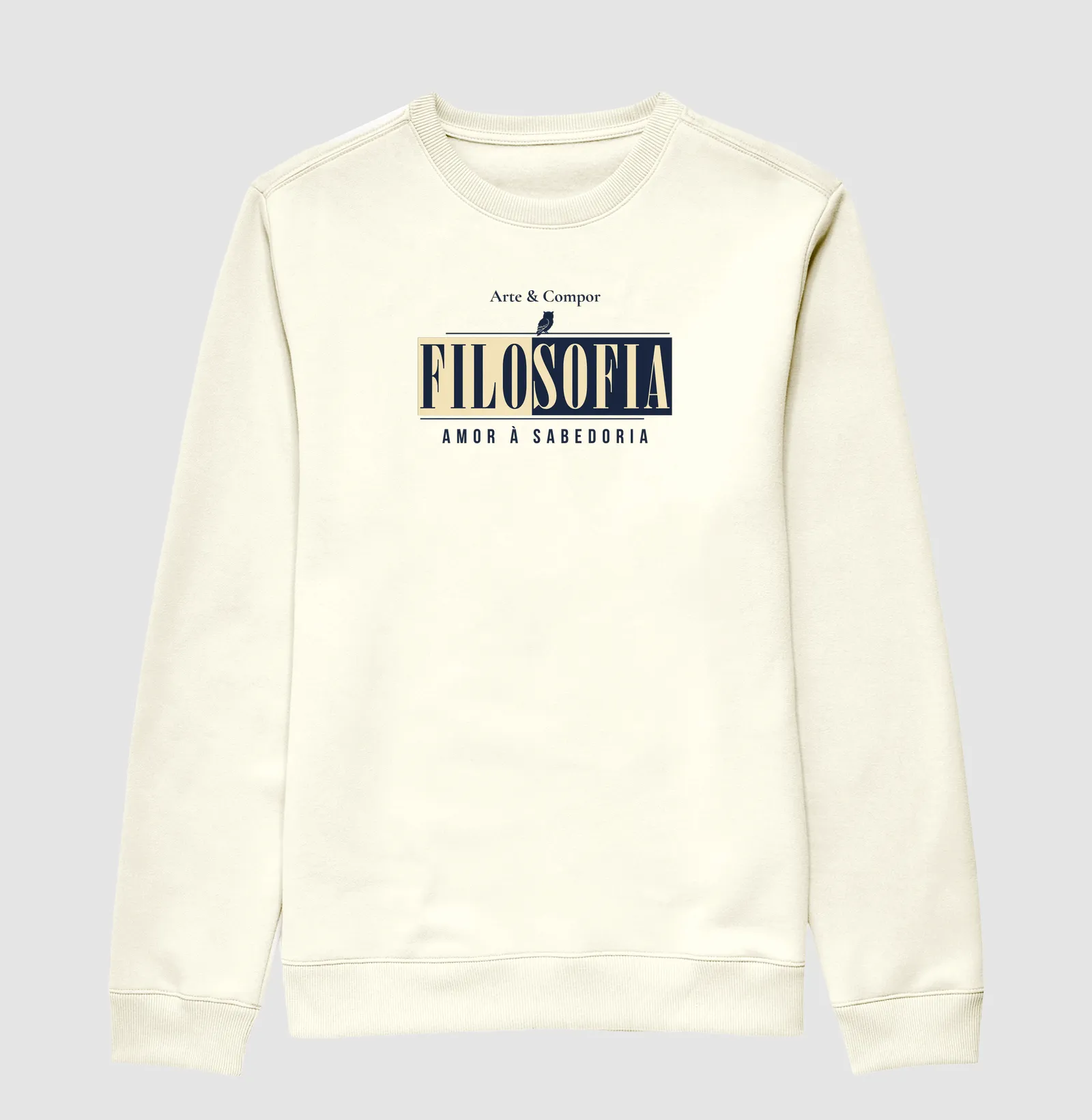 Camiseta Amor à Sabedoria – Filosofia para Quem Pensa - Imagem 5