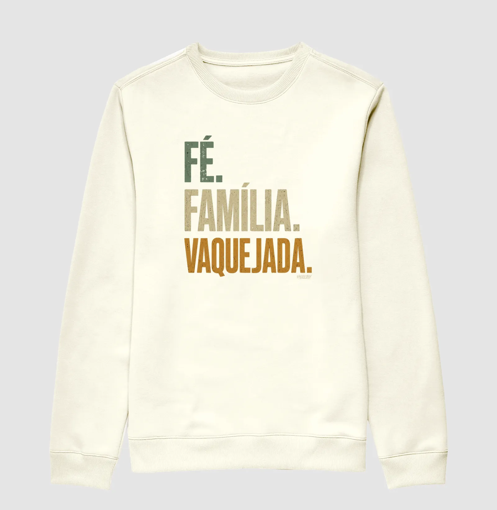 Moletom - Fé. Família. Vaquejada. - Imagem 2