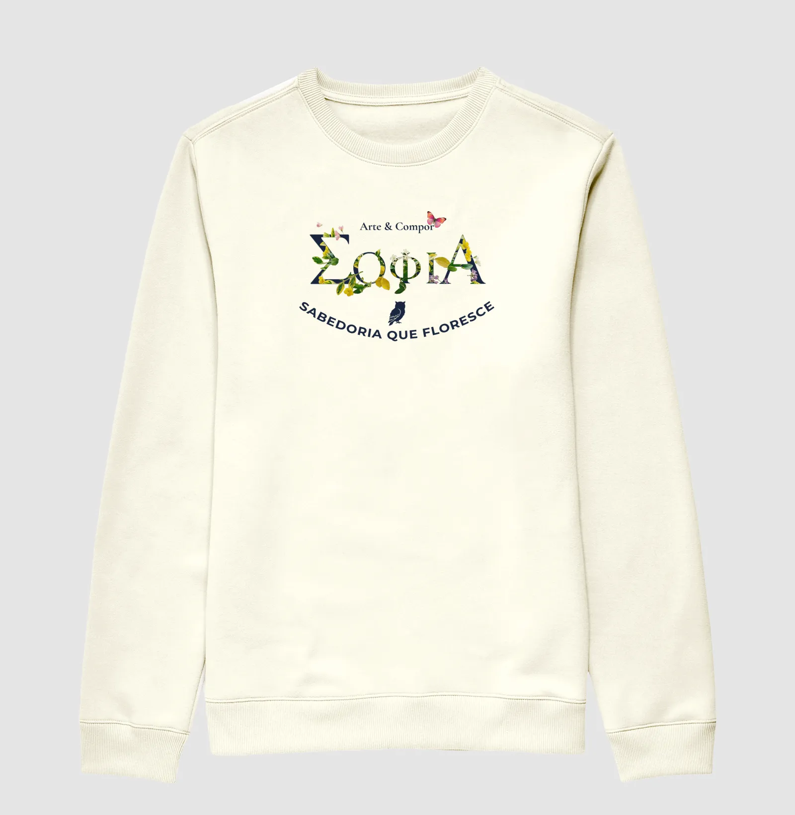 Camiseta SABEDORIA FLORESCENTE | Coleção Autoral Arte & Compor - Imagem 3