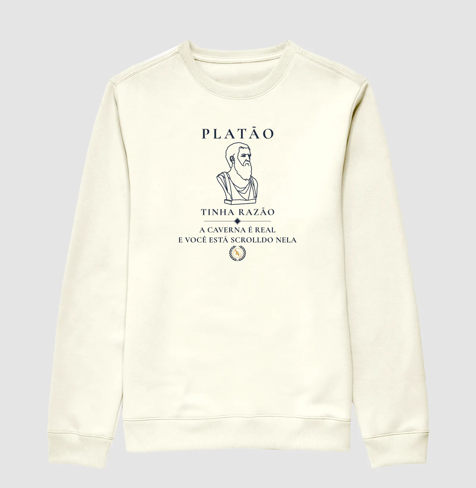 Camiseta Filosófica Platão: O Mito do Scroll - Imagem 2