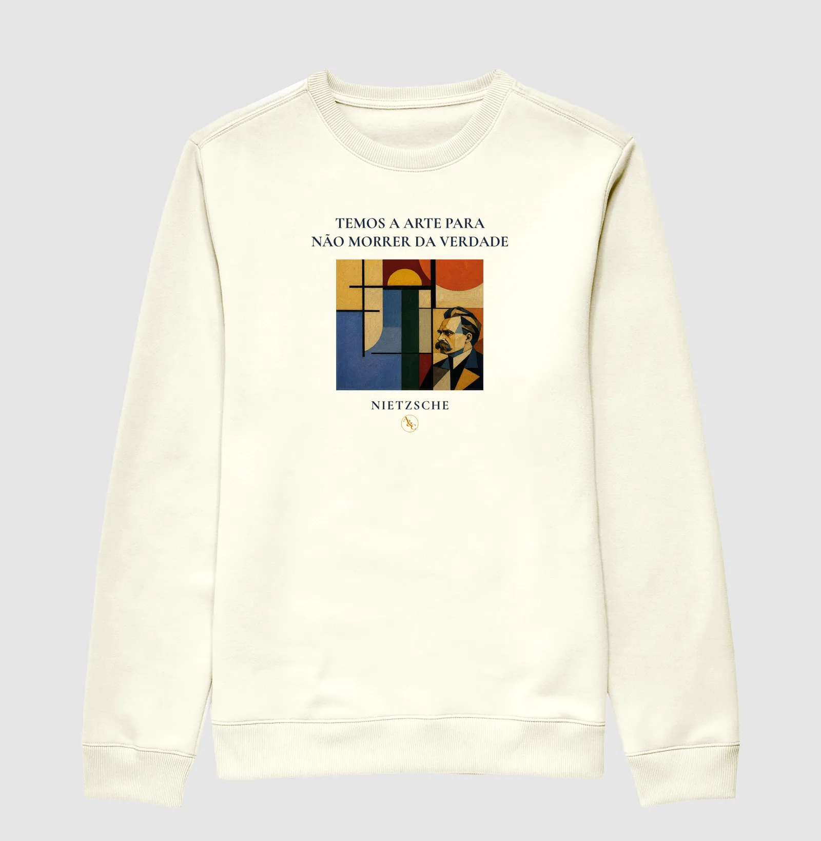 Camiseta A Arte de Não Morrer - Nietzsche - Imagem 2