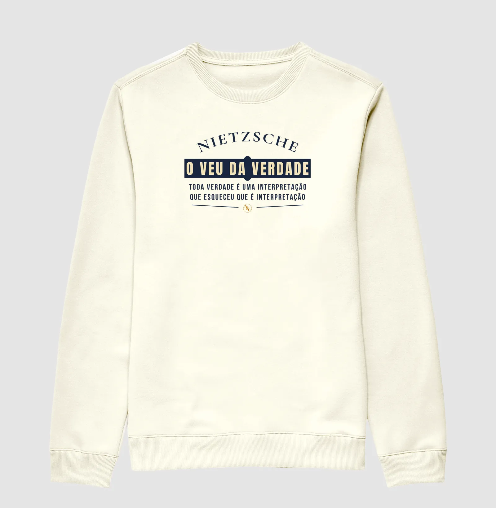 Camiseta Filosófica Nietzsche | Estampa O Véu da Verdade. - Imagem 4