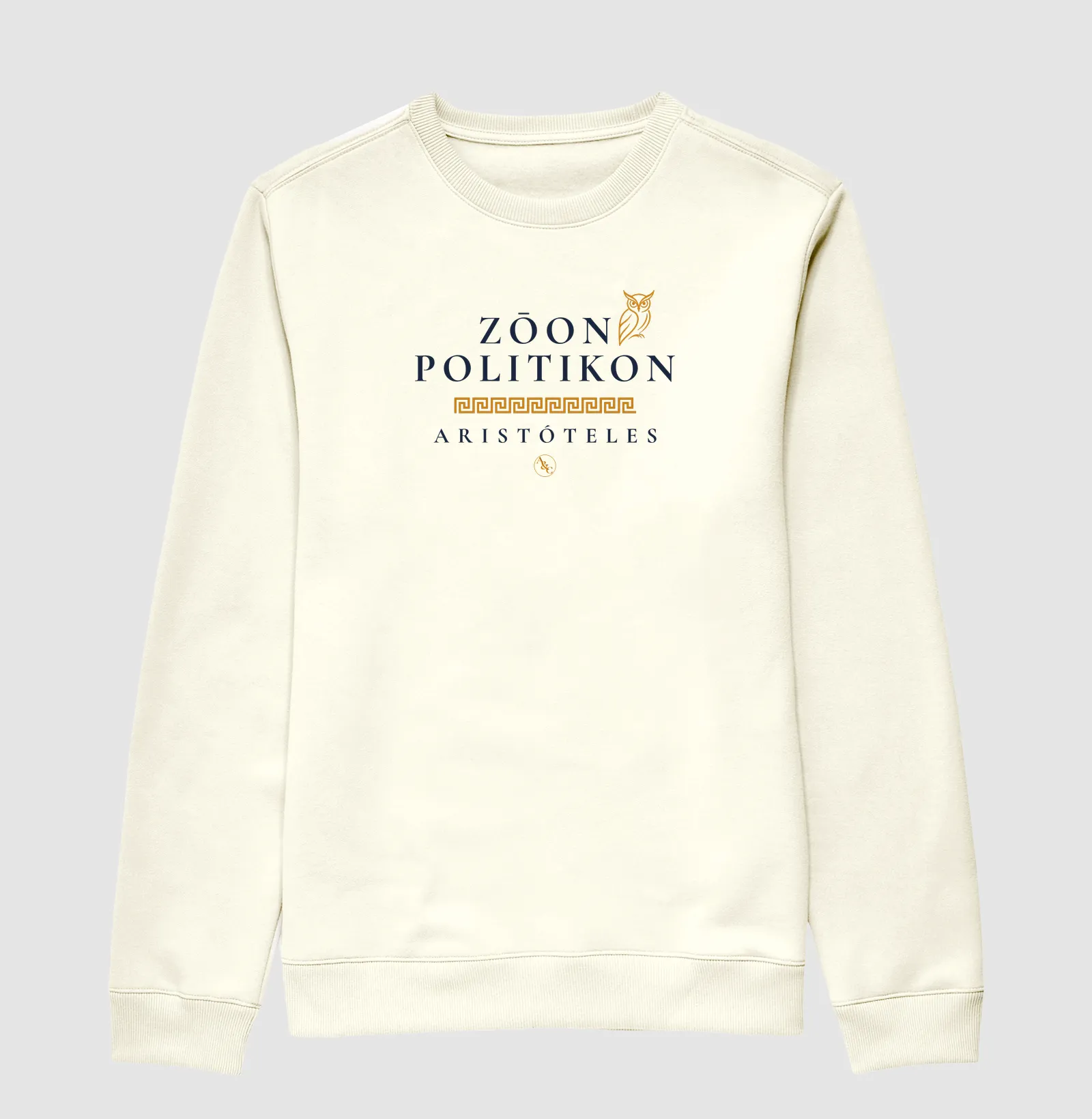 CAMISETA TIPOGRÁFICA ZŌON POLITIKON - ARISTÓTELES - Imagem 2