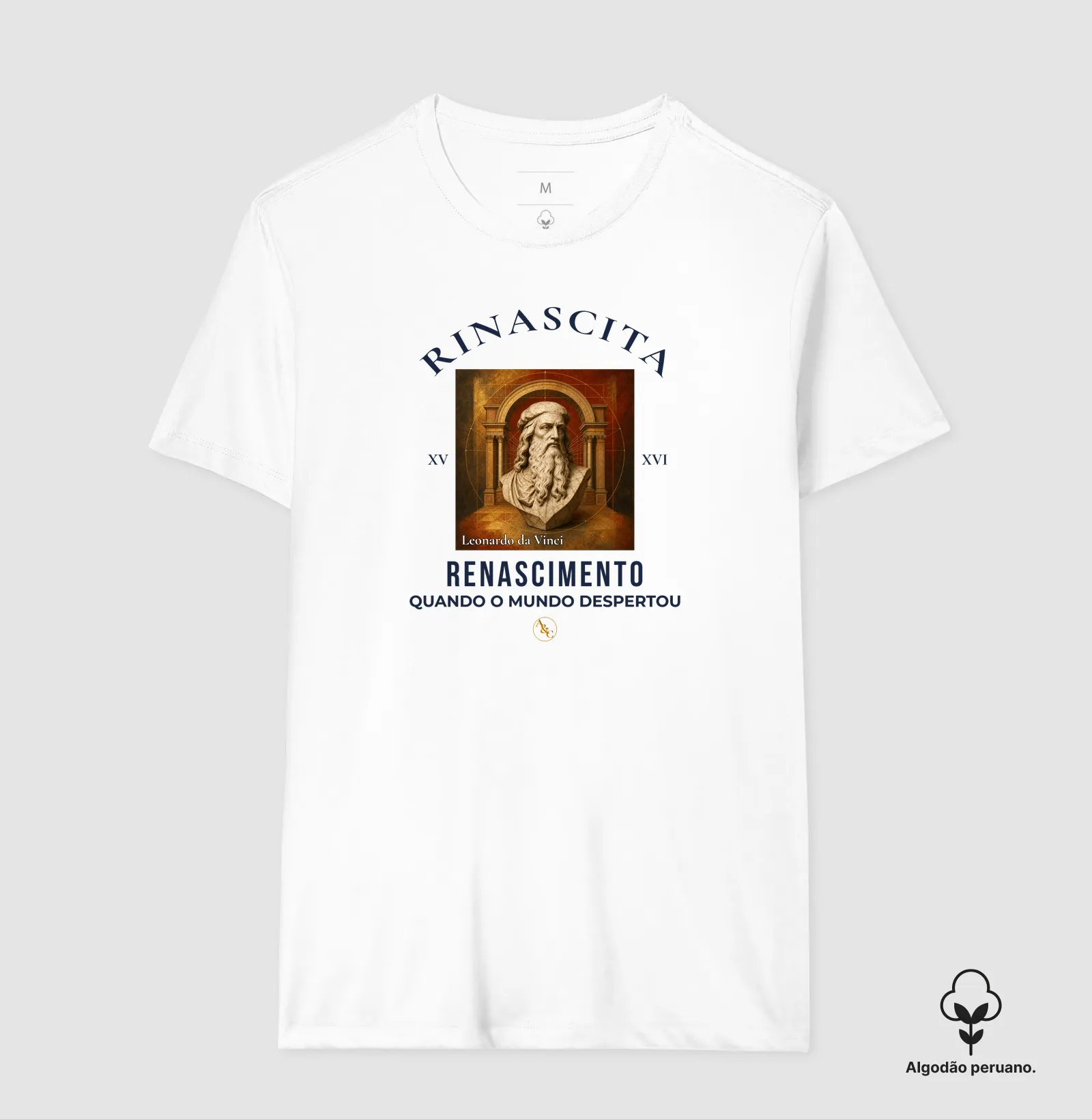 Camiseta Rinascita — O Renascer do Pensamento (Arte & Compor) - Imagem 11