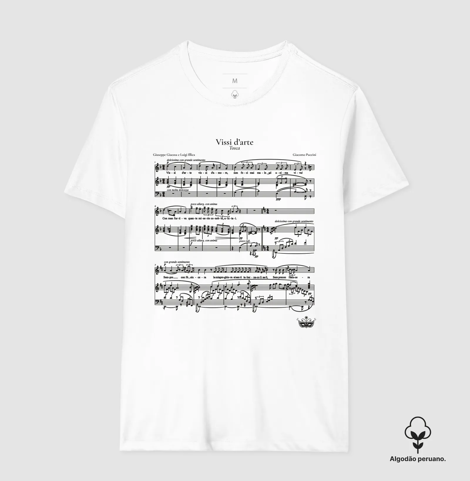 Vissi d’arte - Tosca | Camiseta de Ópera - Imagem 4