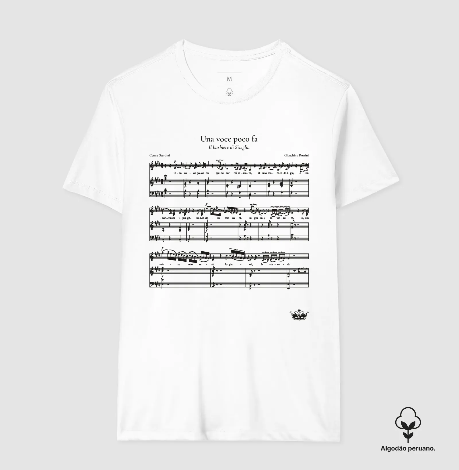 Una voce poco fa - Il barbiere di Siviglia | Camiseta de Ópera - Imagem 2