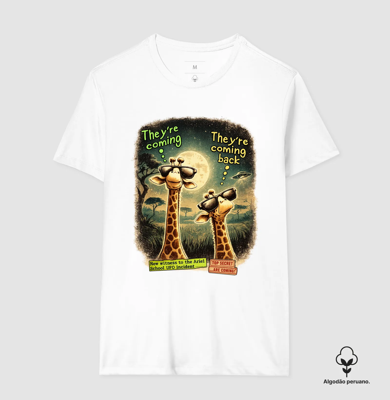 Camiseta Algodão Peruano Caso Ariel School - Imagem 3