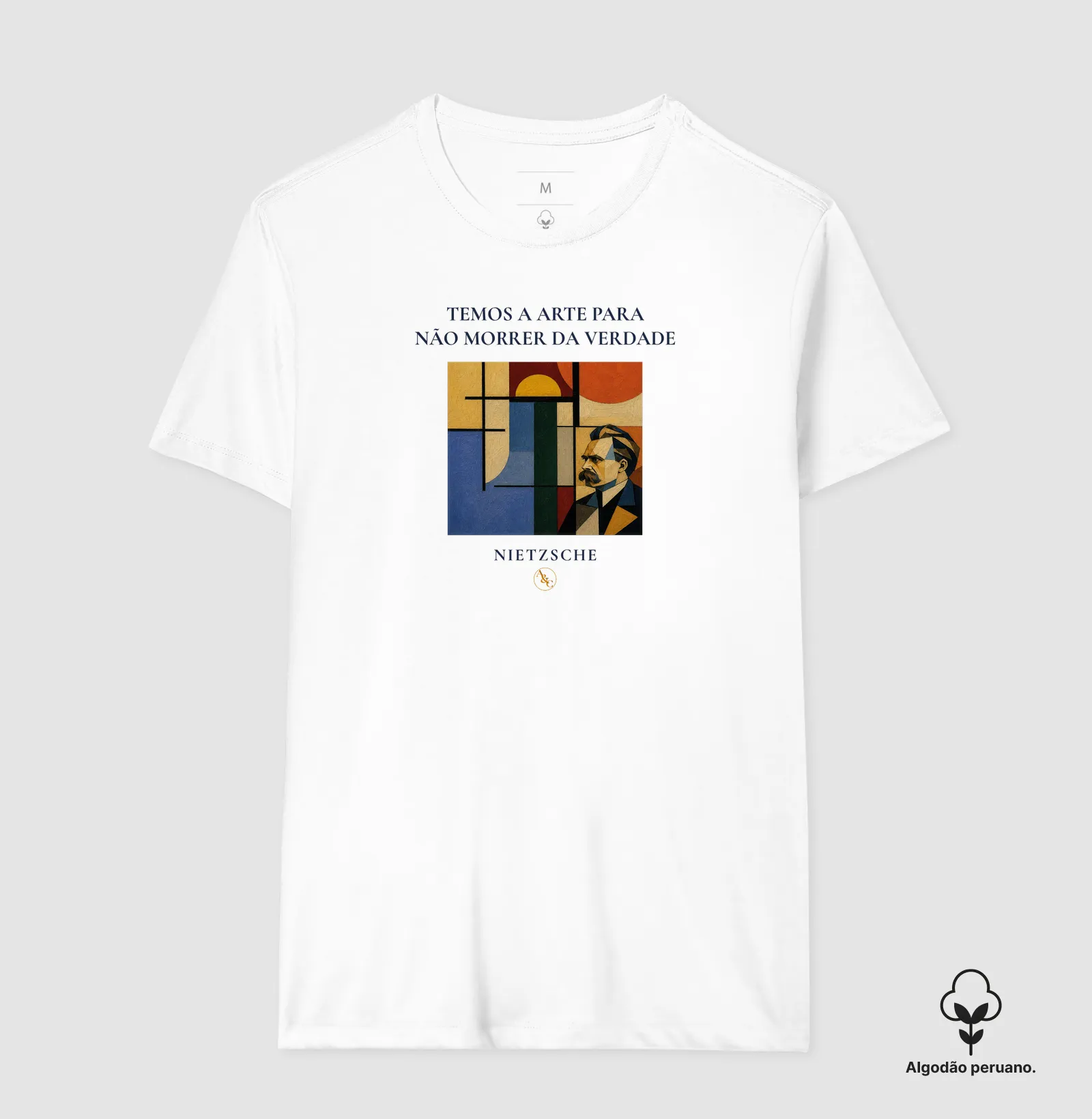 Camiseta A Arte de Não Morrer - Nietzsche - Imagem 6