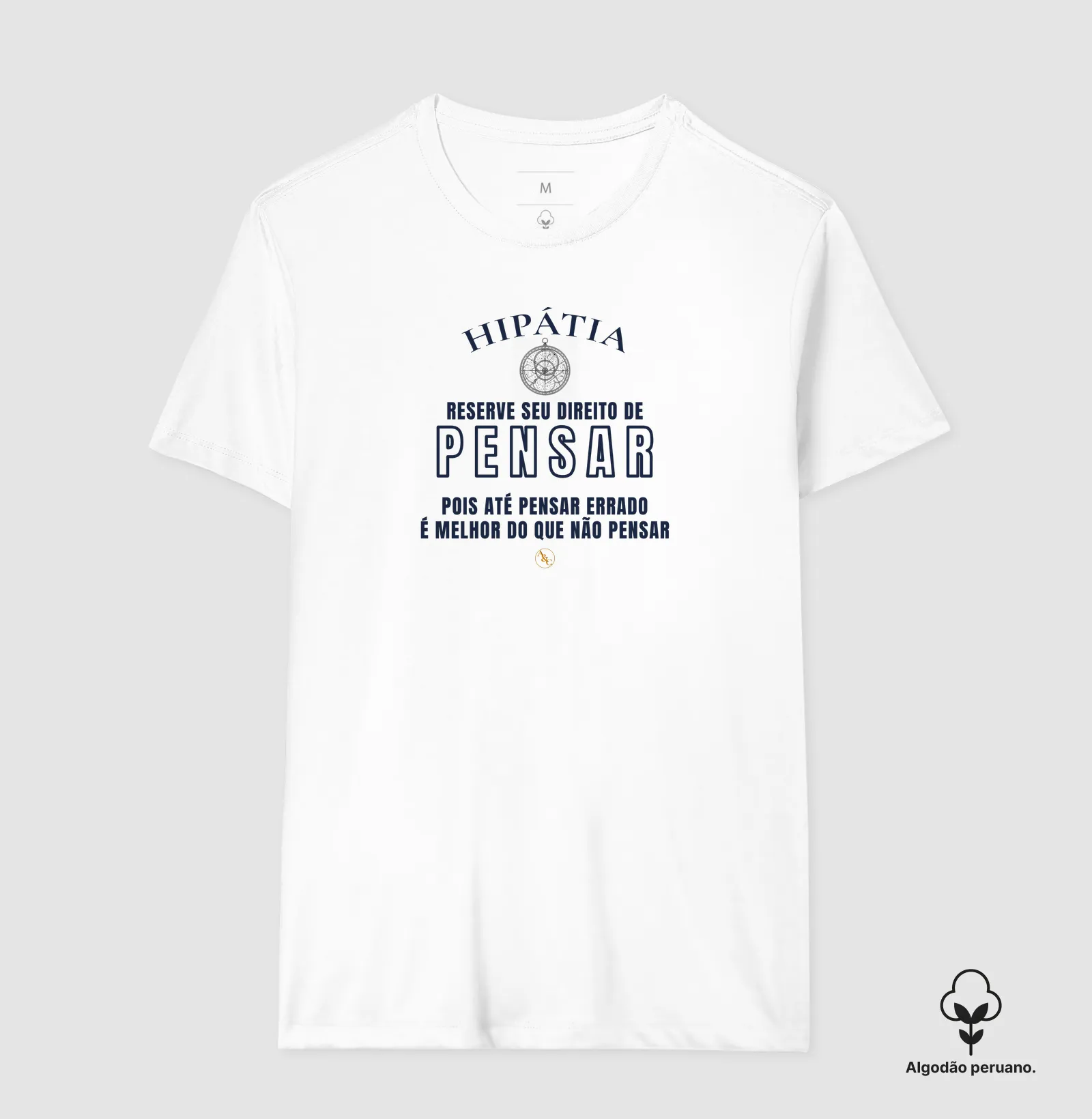 Camiseta Tipográfica Hipátia | Direito de Pensar - Imagem 8