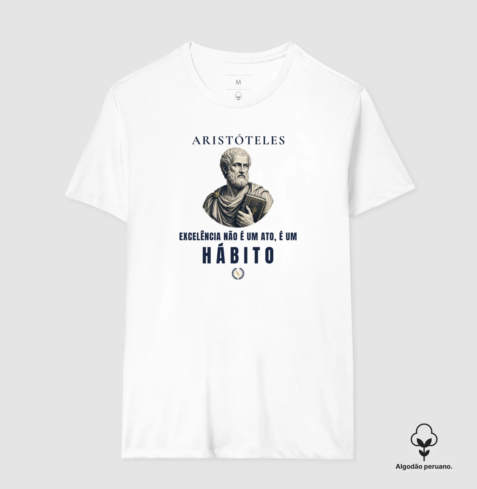 Camiseta "O Hábito" | A Excelência de Aristóteles - Imagem 3