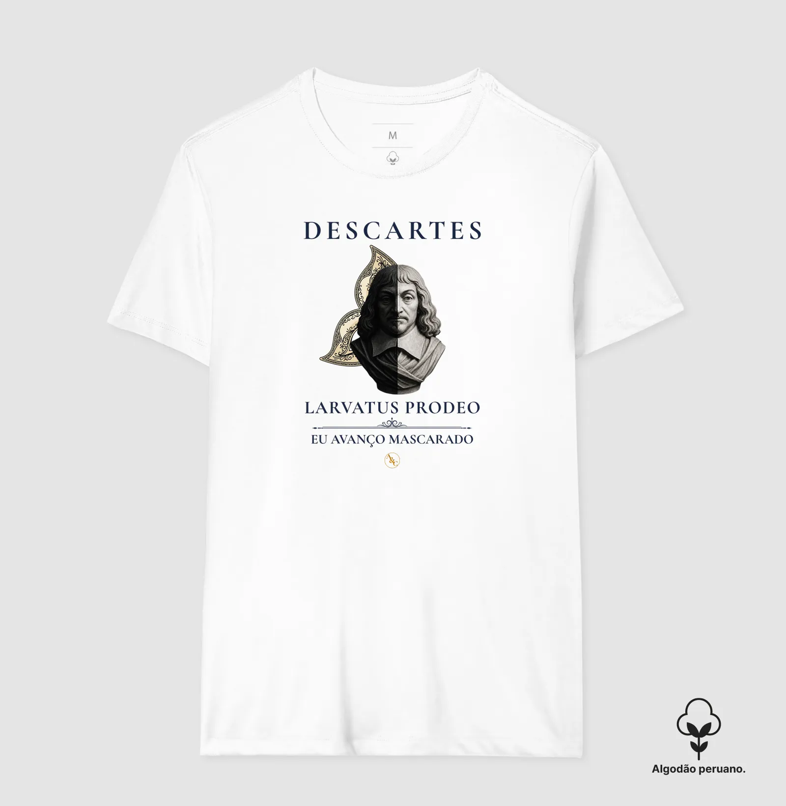 Camiseta A Máscara da Razão | Descartes - Imagem 7