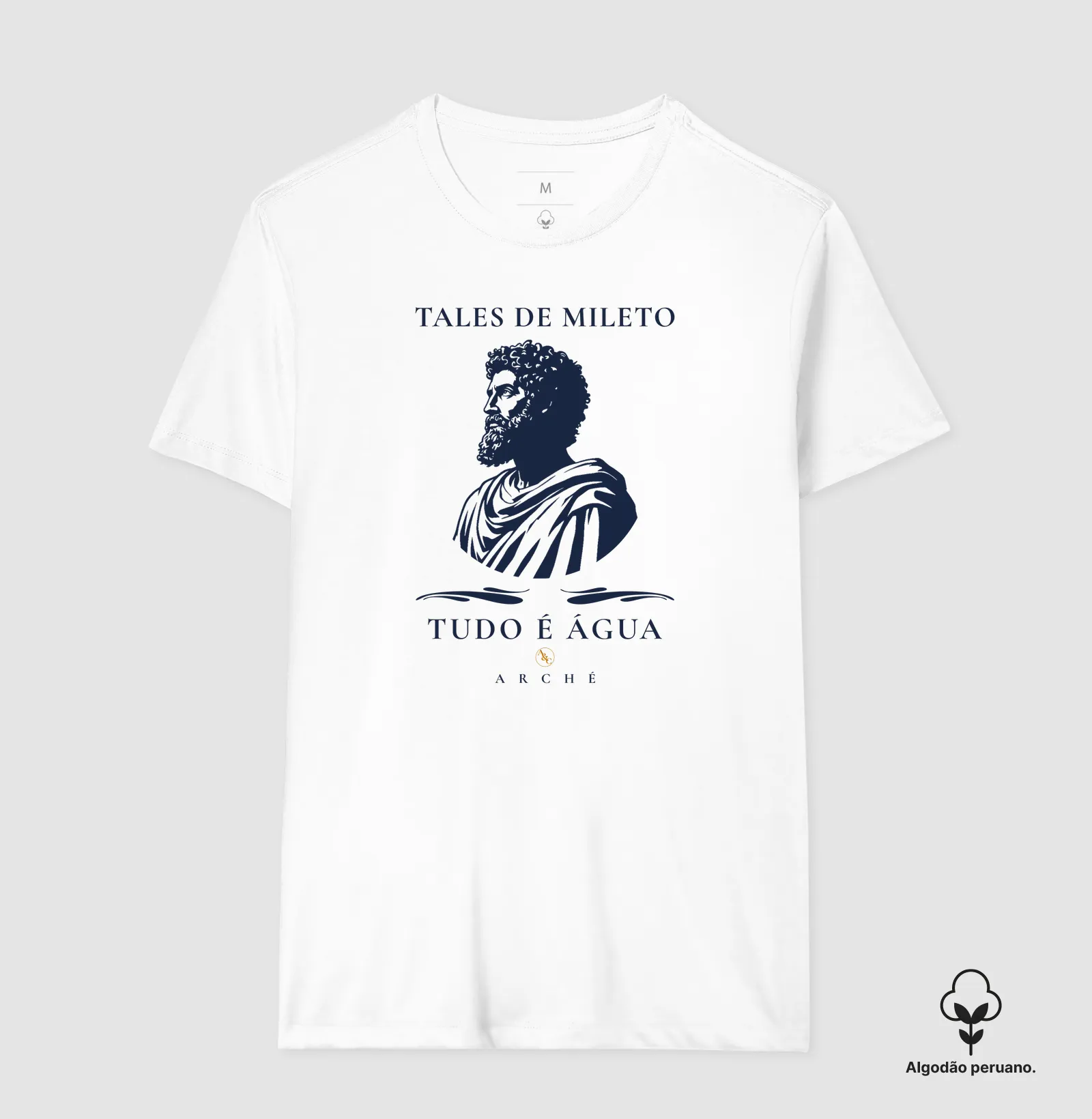 CAMISETA O PRINCÍPIO DAS COISAS - TALES DE MILETO - FILOSOFIA - Imagem 3