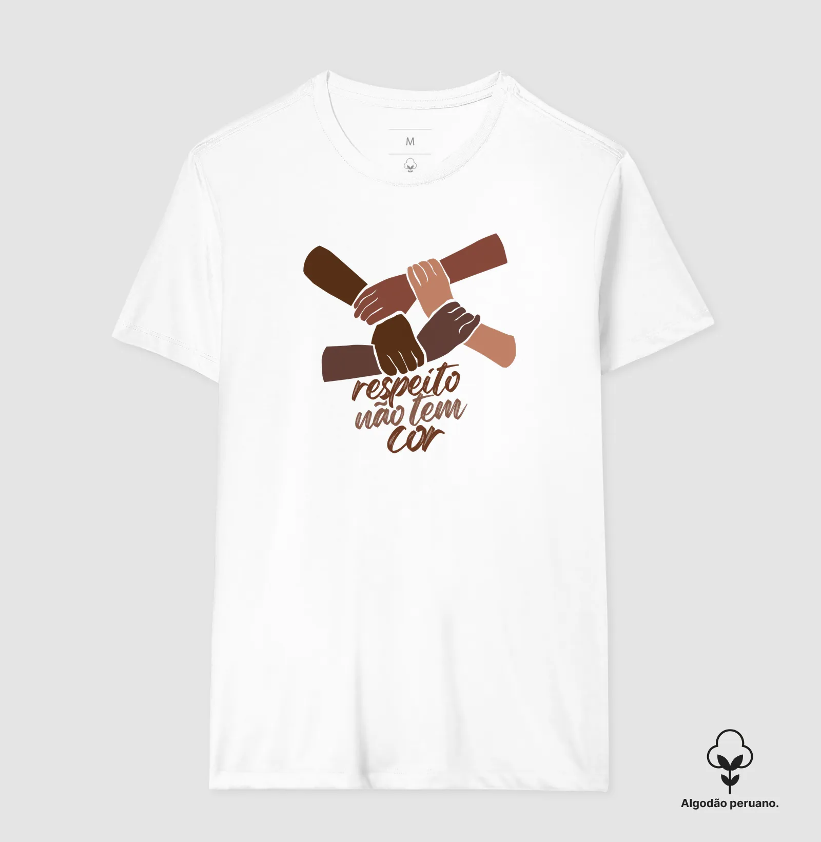 Camiseta Respeito Não Tem Cor - Imagem 8