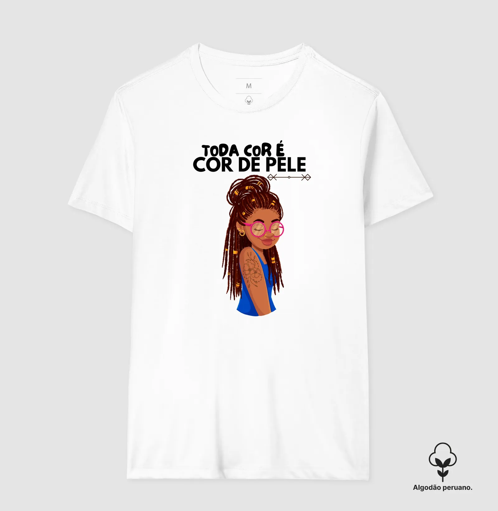Camiseta Toda Cor é Cor de Pele - Imagem 7