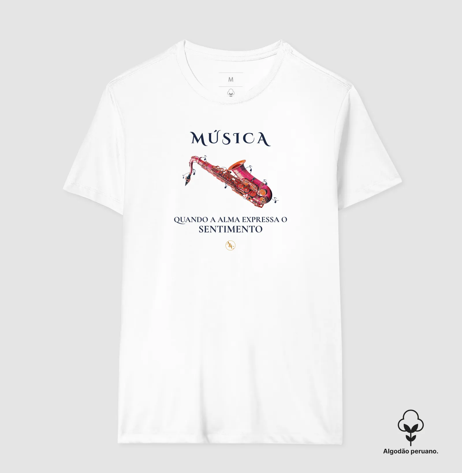 Camiseta Música, o Sentimento da Alma | Arte para Vestir - Imagem 2