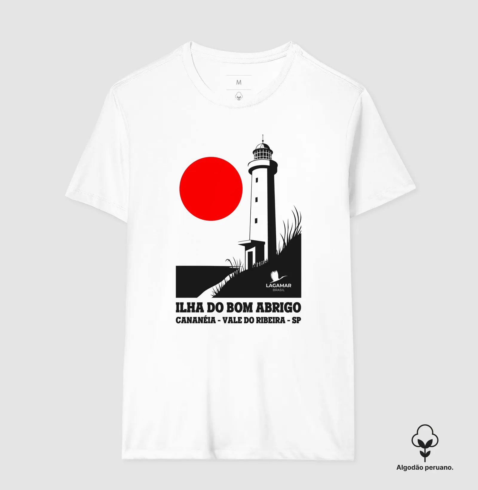 Camiseta Ilha do Bom Abrigo em algodão peruano - Imagem 5