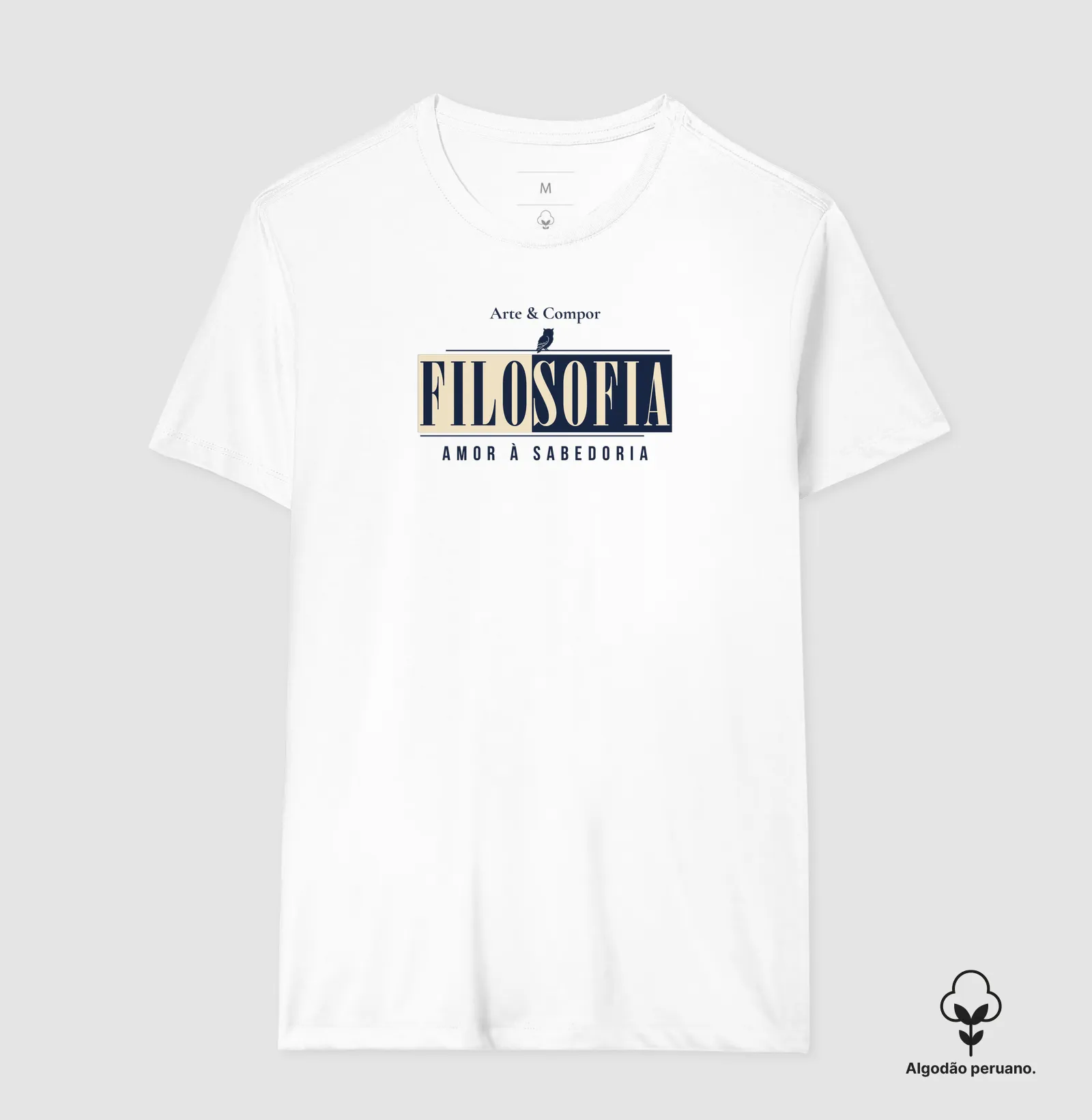 Camiseta Amor à Sabedoria – Filosofia para Quem Pensa - Imagem 8