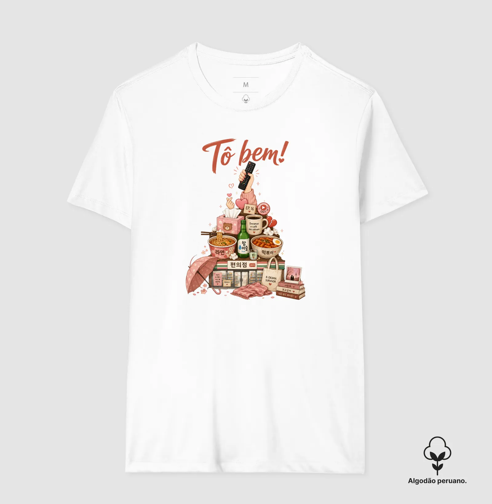 Camiseta Premium - Tô bem - versão dorameira - Imagem 8