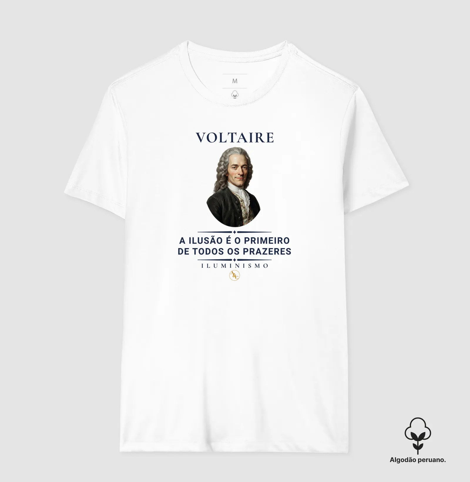 Camiseta Filosófica Voltaire: Esmagai a Infame | Razão & Liberdade - Imagem 9