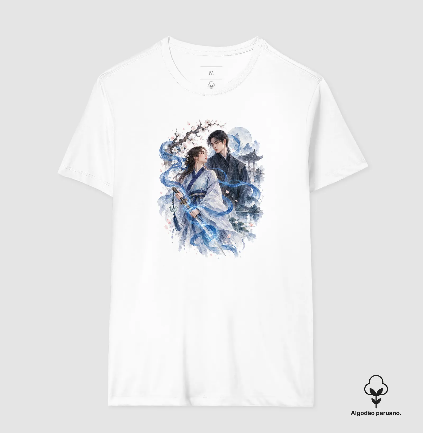 Camiseta Premium Dorama Espírito Azul | Espada, Magia e Romance - Entre Almas e Destinos - Imagem 8