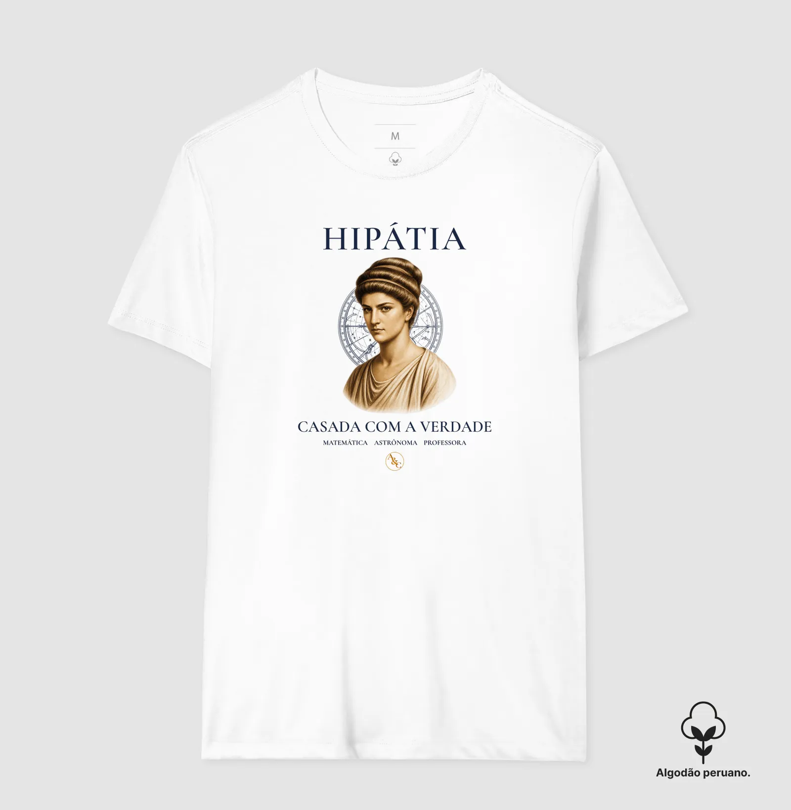 Camiseta Filosófica Luz de Alexandria | Arte & Compor - Imagem 8