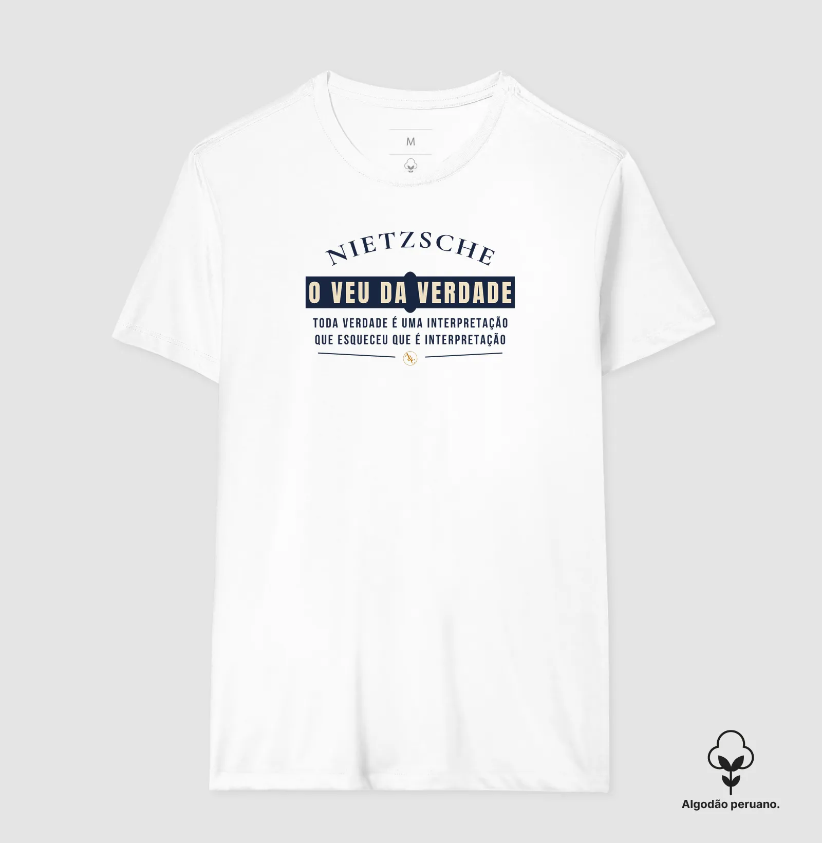 Camiseta Filosófica Nietzsche | Estampa O Véu da Verdade - Imagem 4